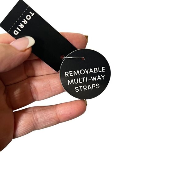 Torrid 50DD Bombshell Everyday Strapless Lined Bra With Lace & Removable Multi-W - Picture 5 of 7